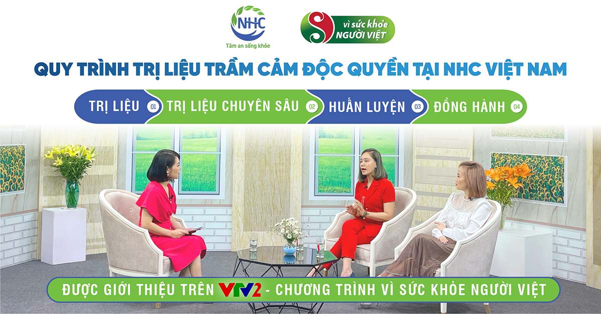 Quy trình trị liệu trầm cảm chuyên sâu của Tâm lý trị liệu NHC Việt Nam không sử dụng thuốc
