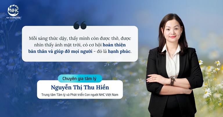 Chuyên gia tâm lý Nguyễn Thị Thu Hiền tại Trung tâm Tâm lý NHC Việt Nam