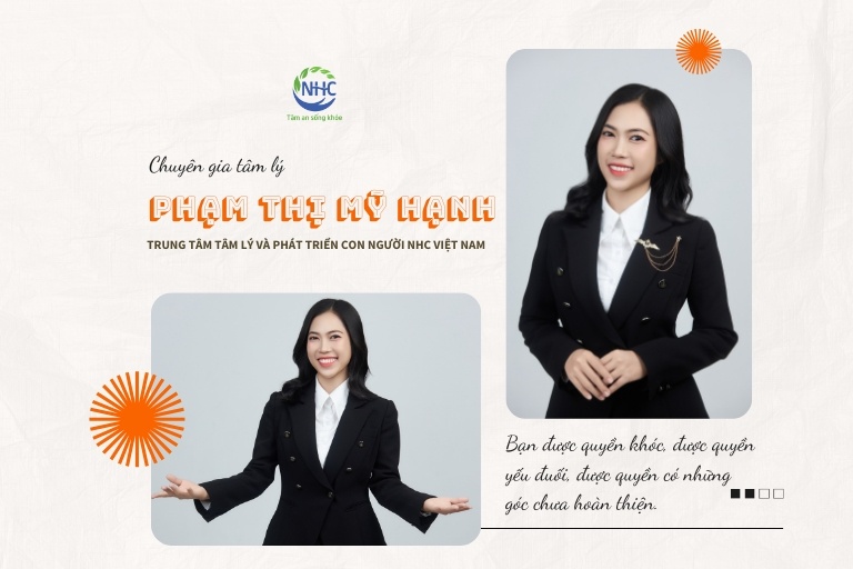 Chuyên gia tâm lý Phạm Thị Mỹ Hạnh tại Trung tâm Tâm lý NHC Việt Nam